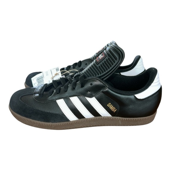 NWT Adidas Samba Classic indoor and White Sneakers size 10.5 - Picture 4 of 6